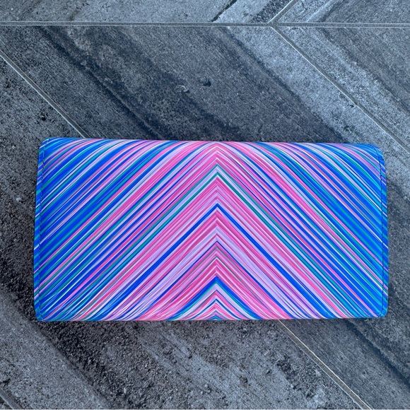 SOLD Louis Vuitton Multicolor Tropical Epi Sarah Wallet - Picture 7 of 16